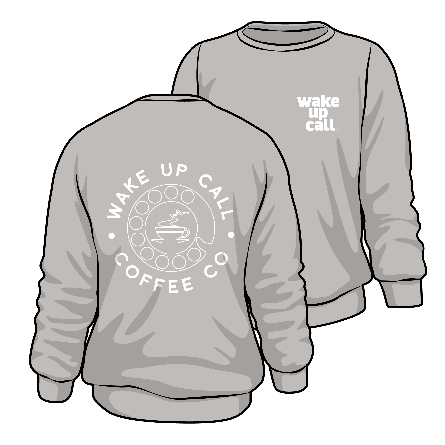WUCCo Crew Neck – Wake Up Call Coffee