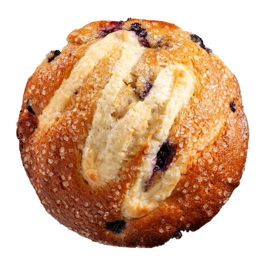 Huckleberry Cream Cheese Muffin Top
