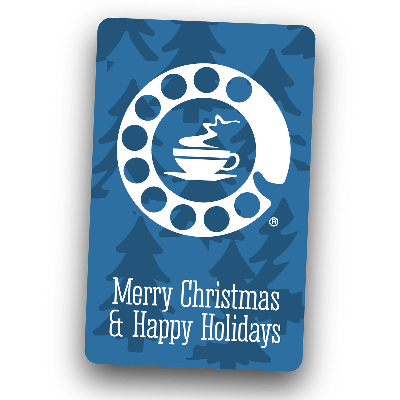 Christmas Camo Blue
