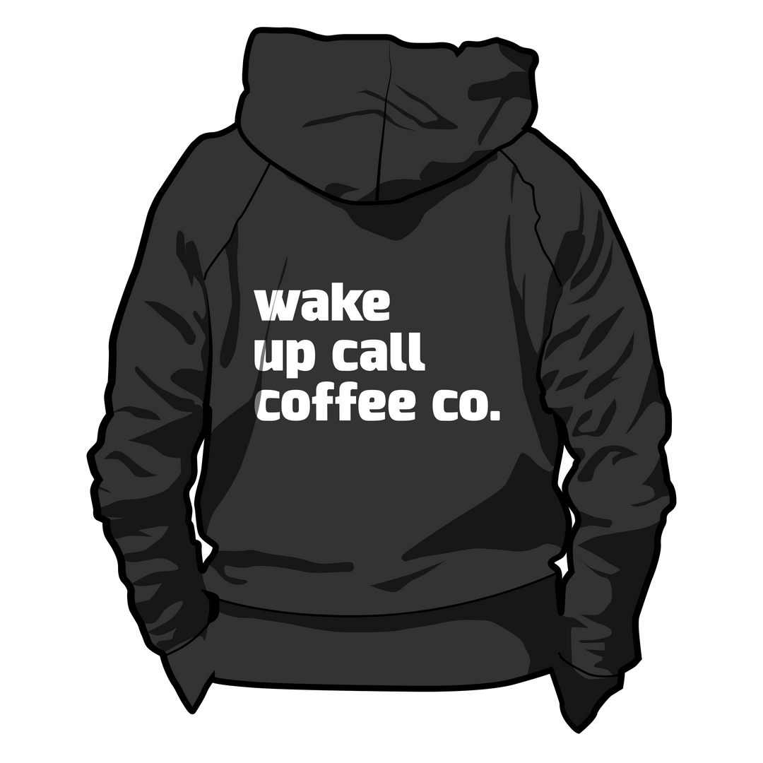 Black WUCCo Hoodie – Wake Up Call Coffee